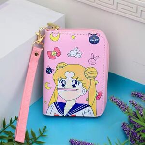 New Sailor Moon Cute Little Wallet, Girl’s Pink Wallet